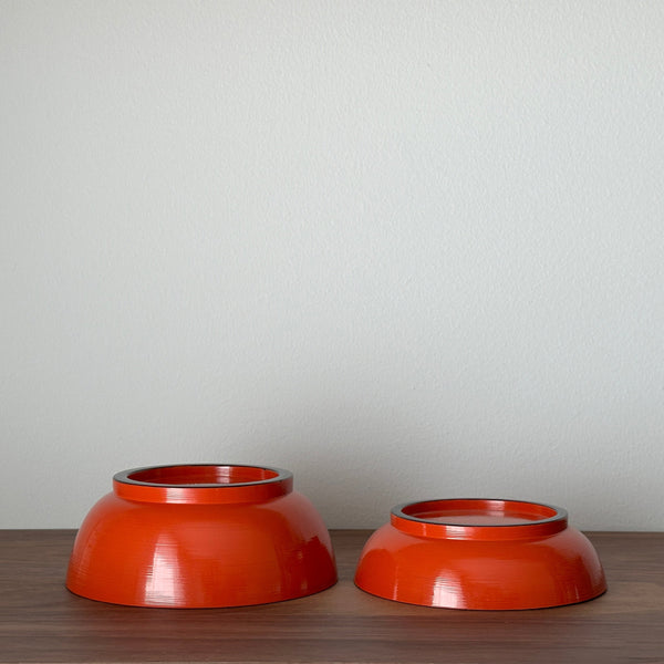 Vintage Japanese Large Lacquerware Bowl offers W/ Pedestal Maple Leafs Occupied Japan