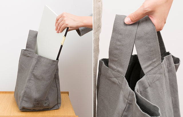 Cotton and Linen Twill Eco Bag | nakagawa-masashichi