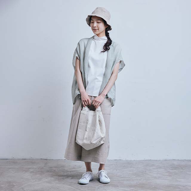 Cotton and Linen Twill Eco Bag | nakagawa-masashichi