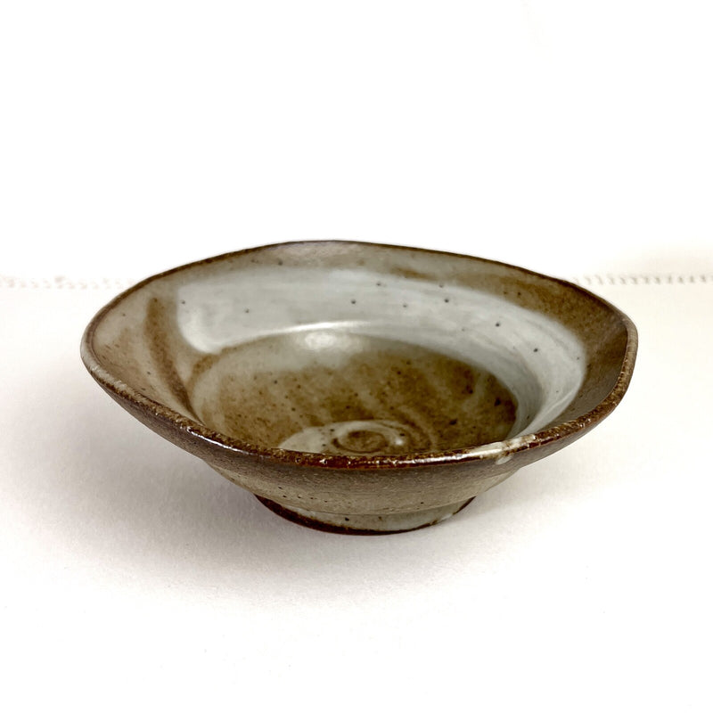 Handmade Dish Bowl Spiral Drift