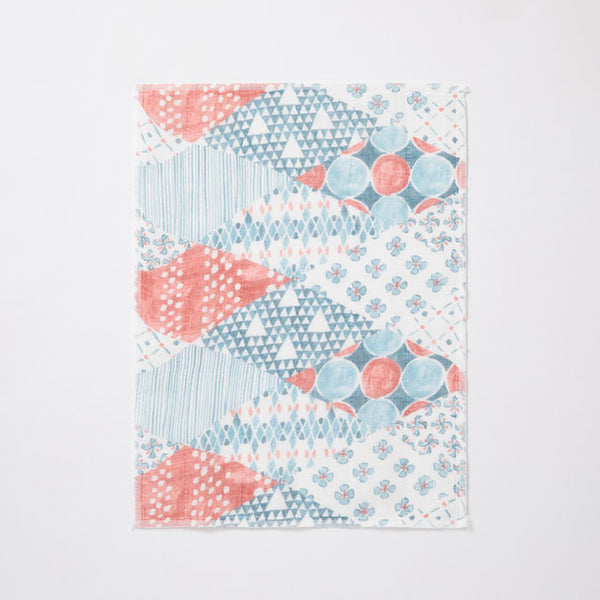 Blue Pattern Kayaori Kitchen towel | Nakagawa Masashichi shoten