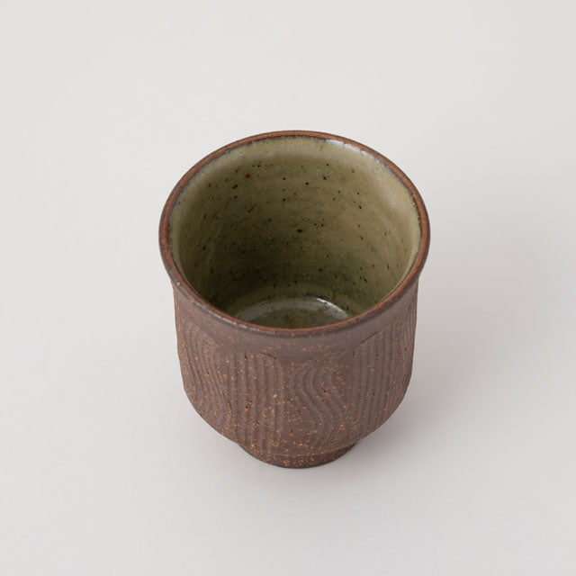 Koro Yunomi - Echizen Pottery - Kushikaki Tea | Nakagawa Masashichi Shoten