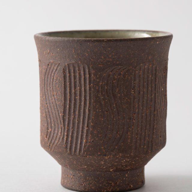 Koro Yunomi - Echizen Pottery - Kushikaki Tea | Nakagawa Masashichi Shoten