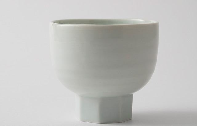 Koro yunomi - Arita Ware - White Porcelain  | Nakagawa Masashichi Shoten