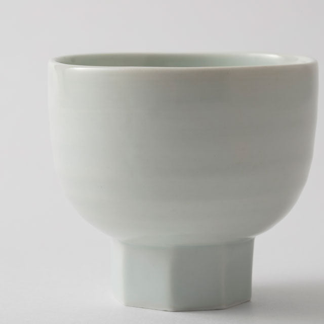 Koro yunomi - Arita Ware - White Porcelain  | Nakagawa Masashichi Shoten