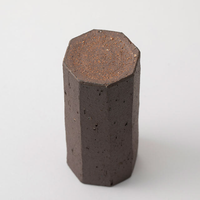 Tsutsu Yunomi - Echizen Pottery -  Matte Black | Nakagawa Masashichi Shoten