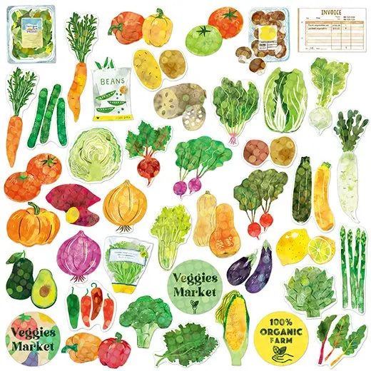 Veggies Market | Hako Stickers