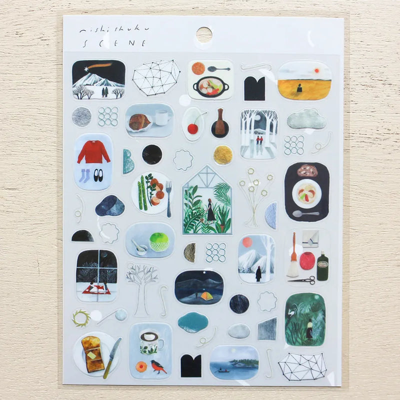 Sticker sheet | SCENE Nishi Shuku