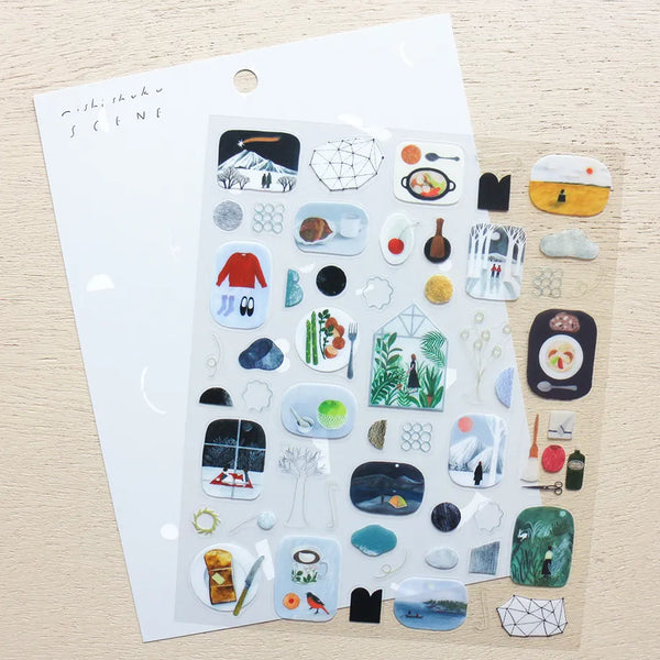 Sticker sheet | SCENE Nishi Shuku