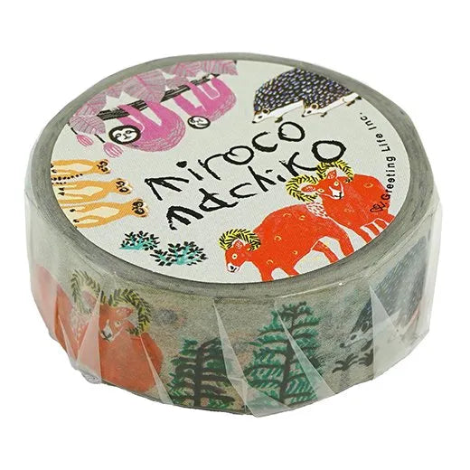 Miroko Machiko Masking Tape | Animal Family