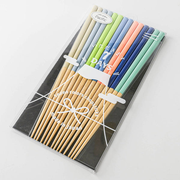 Seven Colors Chopsticks set of 7 | Pacific