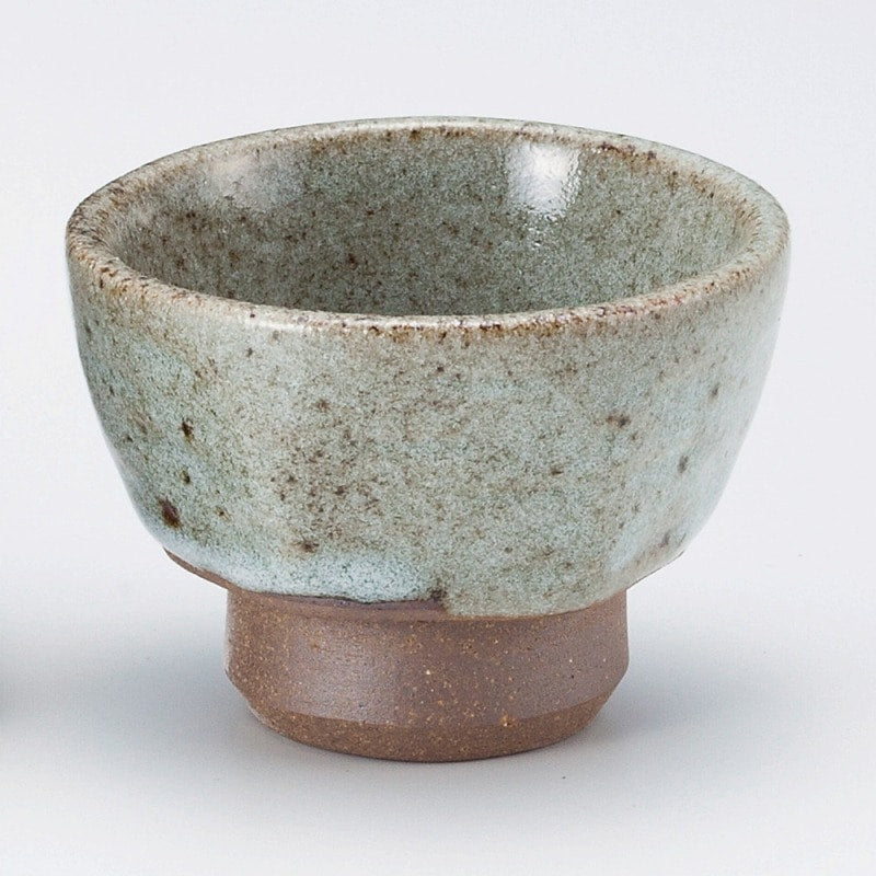 Ash-Glazed Octagonal Tokkuri   Sake set