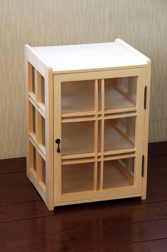 Hinoki storage cabinet | Hinged Door