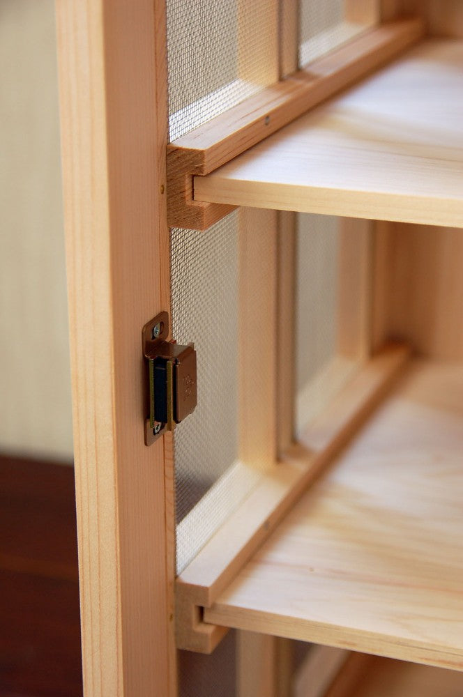 Hinoki storage cabinet | Hinged Door