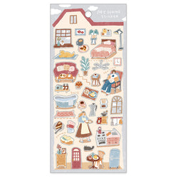 My home Sticker | Snack  time