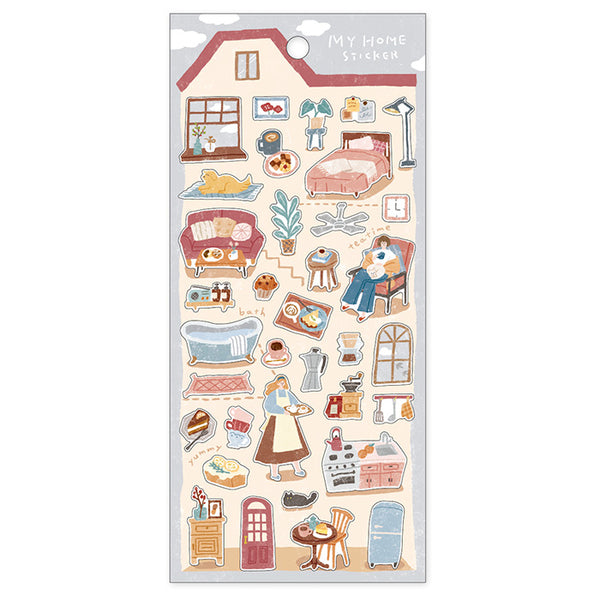 My home Sticker | Snack  time