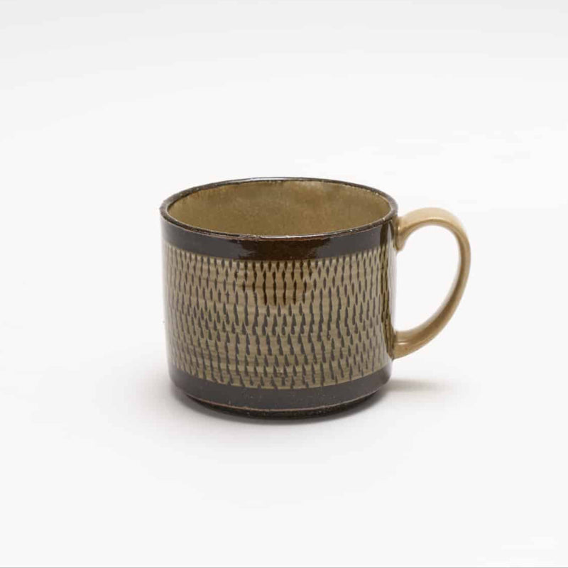 Hasami Ware Yellow Glaze Tobikanna Mug