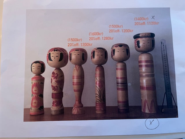 Kokeshi selection