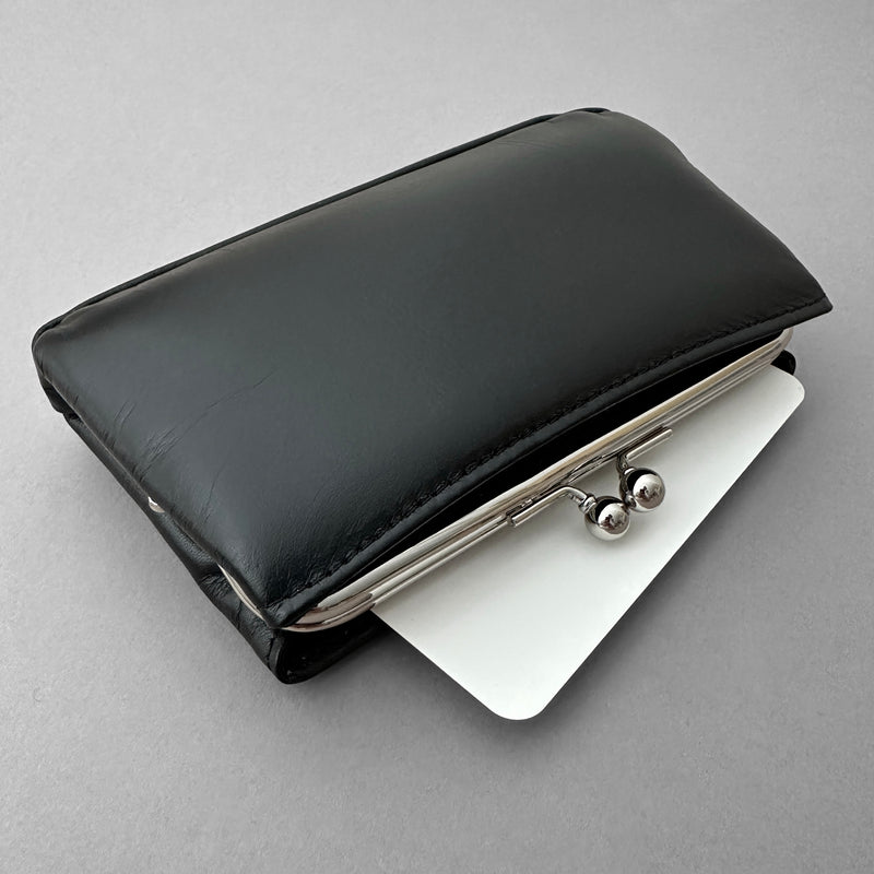 Cowhide kisslock wallet | Matsunoya