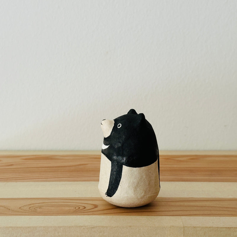 Bear Papier-mache Tumbling Doll ｜COSHELL