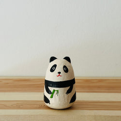 Panda Papier-mache Tumbling Doll ｜COSHELL