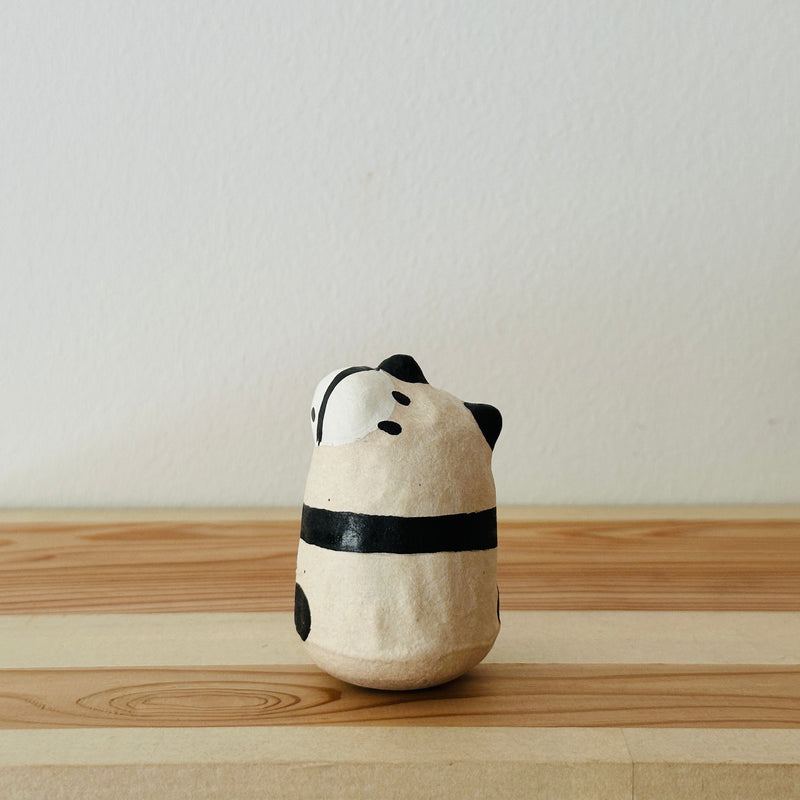 Parent and child Panda Papier-mache Tumbling Doll ｜COSHELL