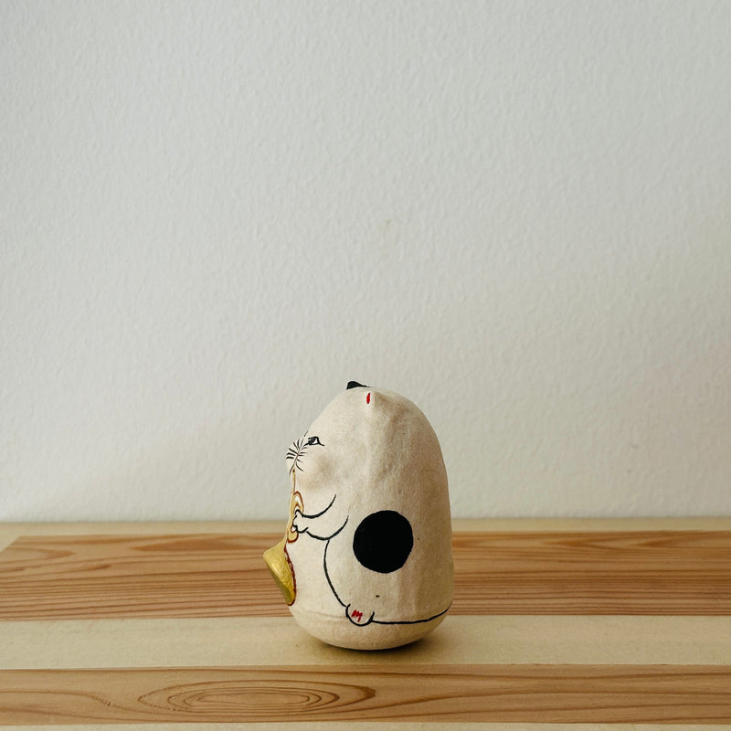 Cat Papier-mache Tumbling Doll ｜COSHELL