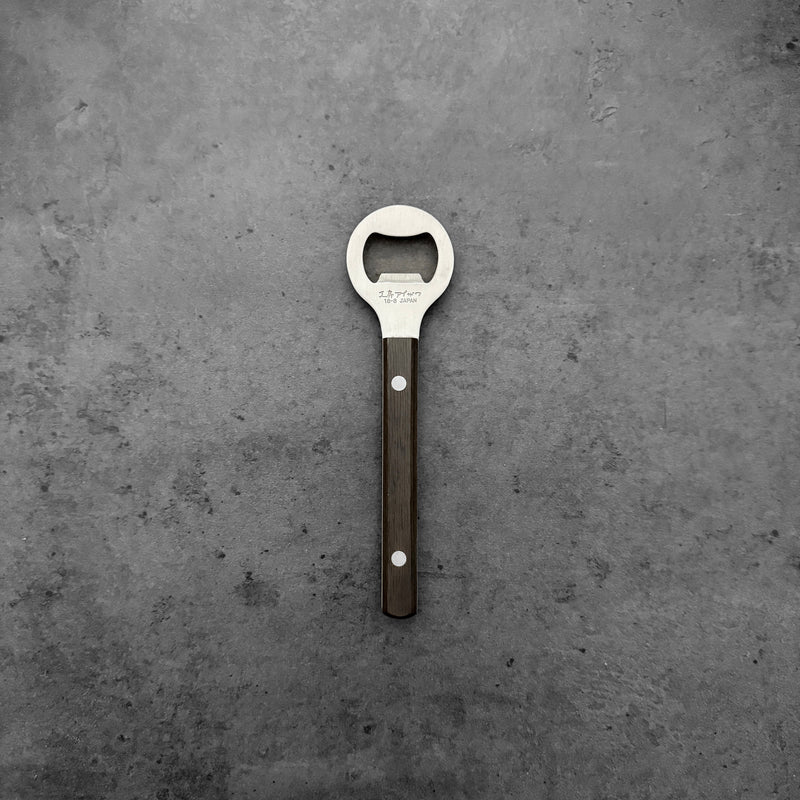 Bottle Opener with Reinforced Wood Handle | Kobo Aizawa