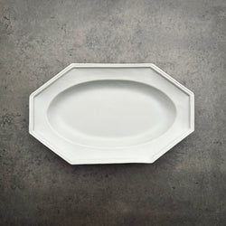 Gray Double-Rim Octagonal Plate | ON THE TABLE | Yoshizawagama