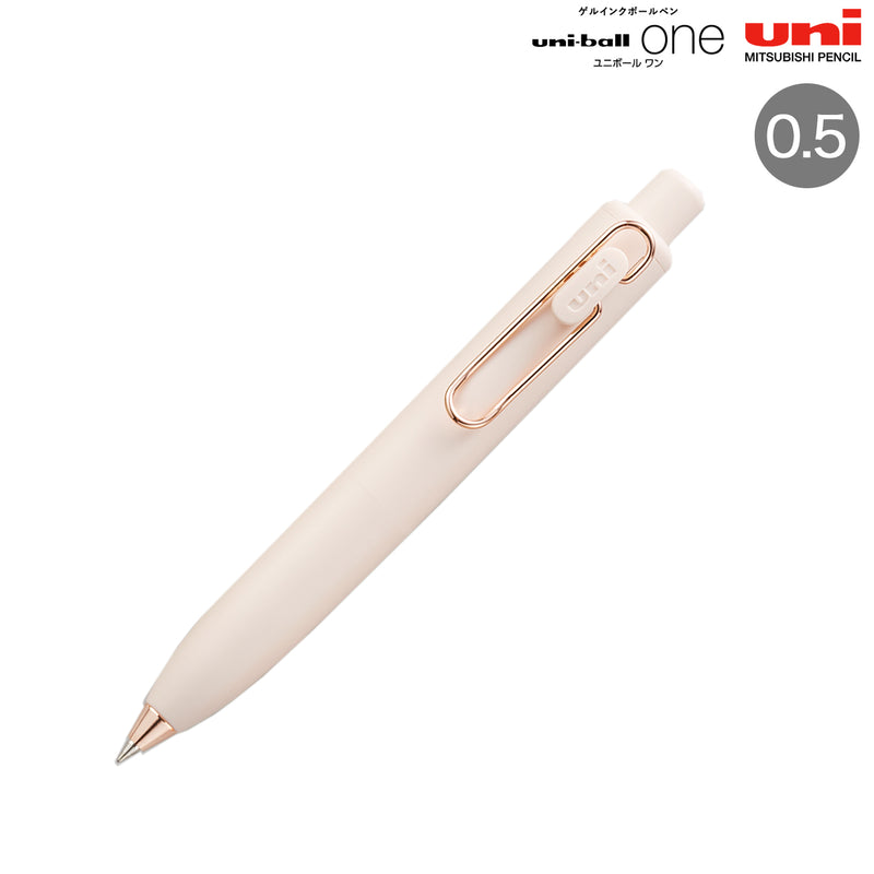 Uni-Ball One P  0.5 Yogurt | Rose gold