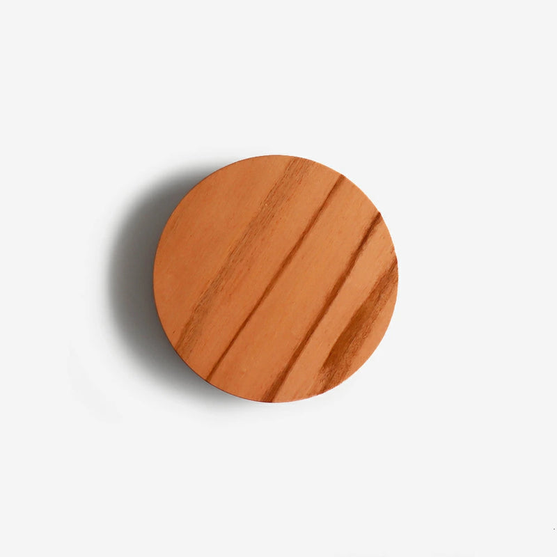 YAMASAKURA Cherry wooden Coaster | round