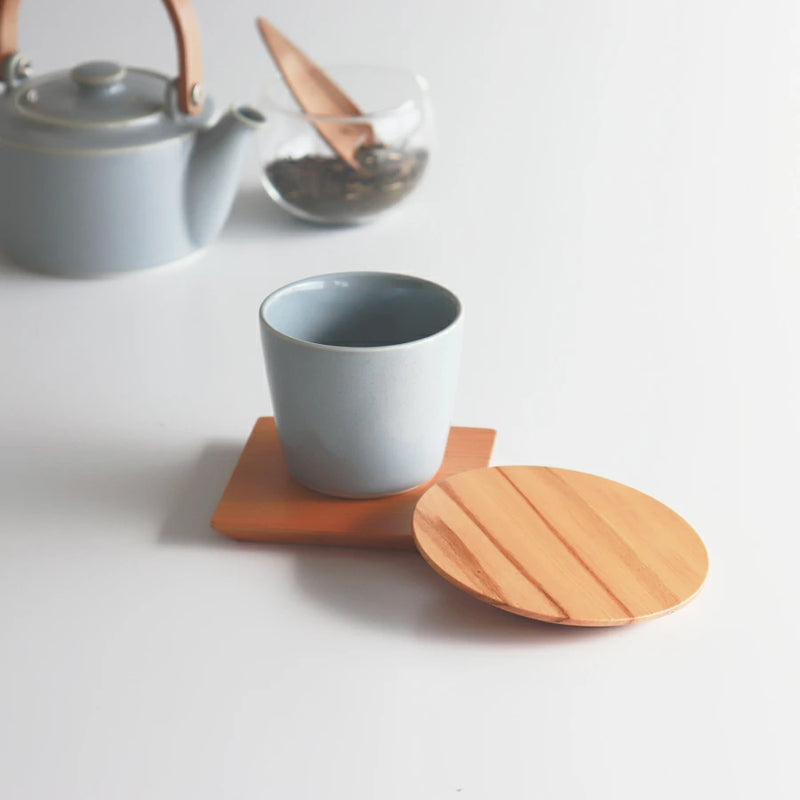 YAMASAKURA Cherry wooden Coaster | round